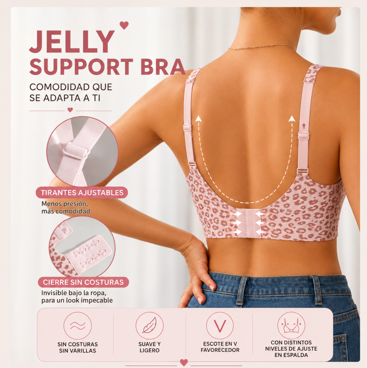Jelly Support Bra - Descubre el Brasier que lo cambia todo 🩷