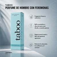 PERFUME CON FEROMONAS PARA HOMBRE TABOO 10ML