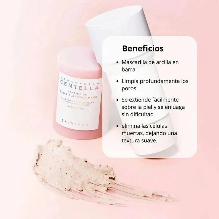 SKIN1004 - Mascarilla de Arcilla en Stick – Poremizing Centella (Poros Limpios & Control de Grasa)